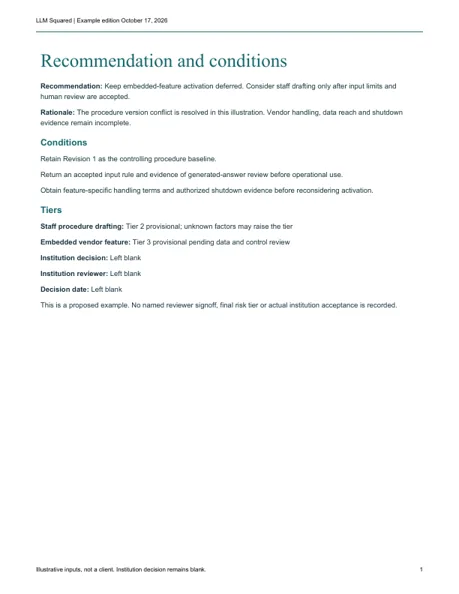 Open the board briefing
